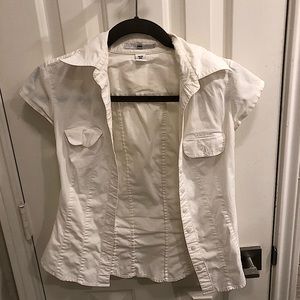 White Button blouse by H&M